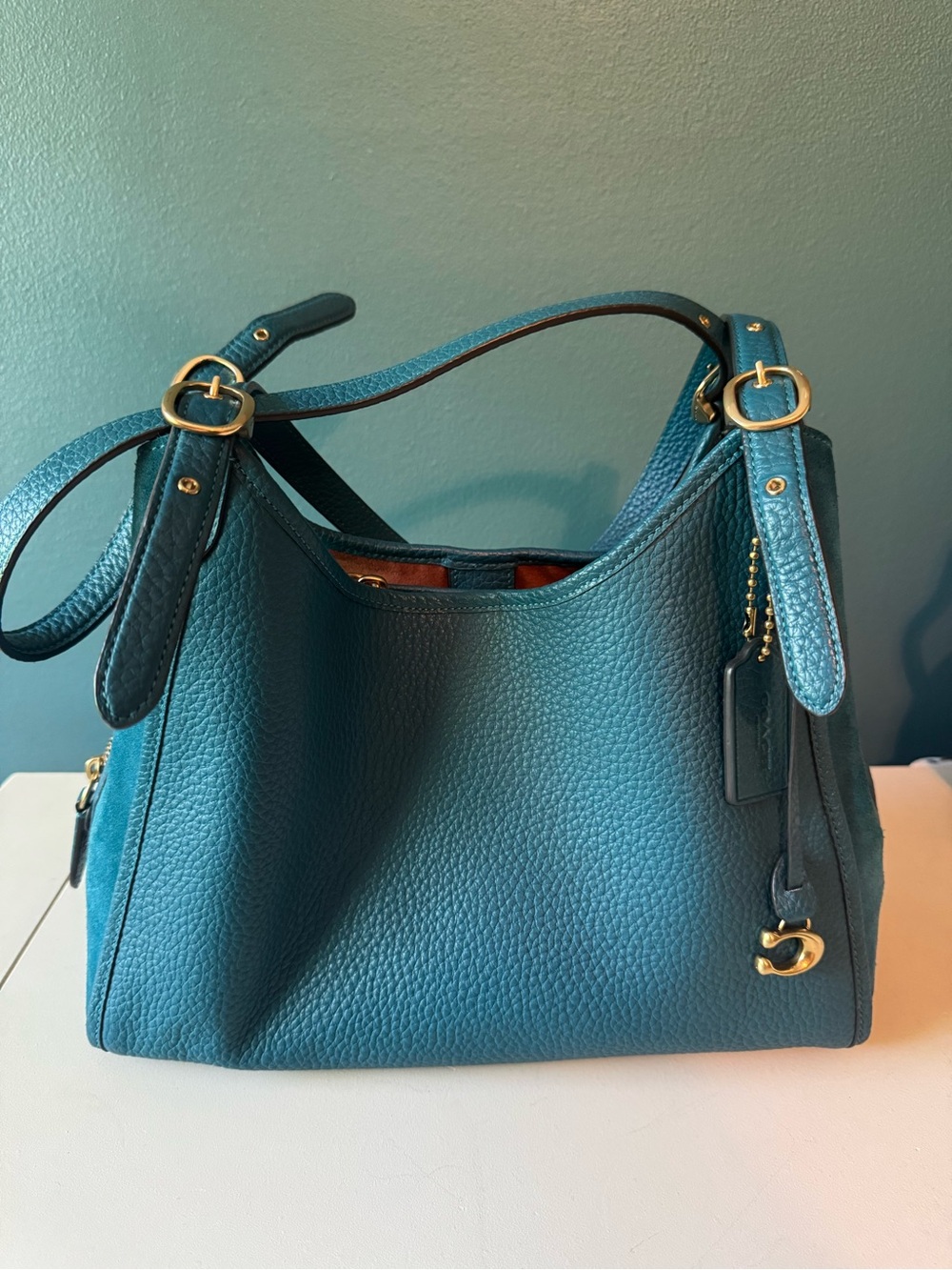 Coach Lori in Deep Turquoise
